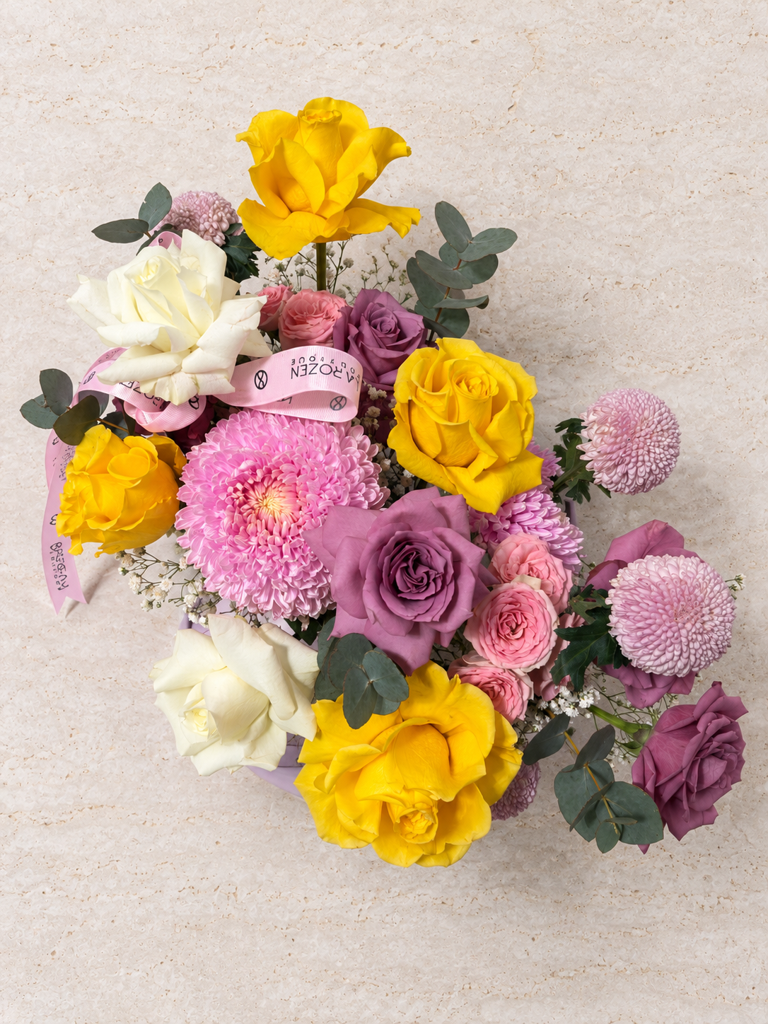 Sunlit Blush Petite Hat Box