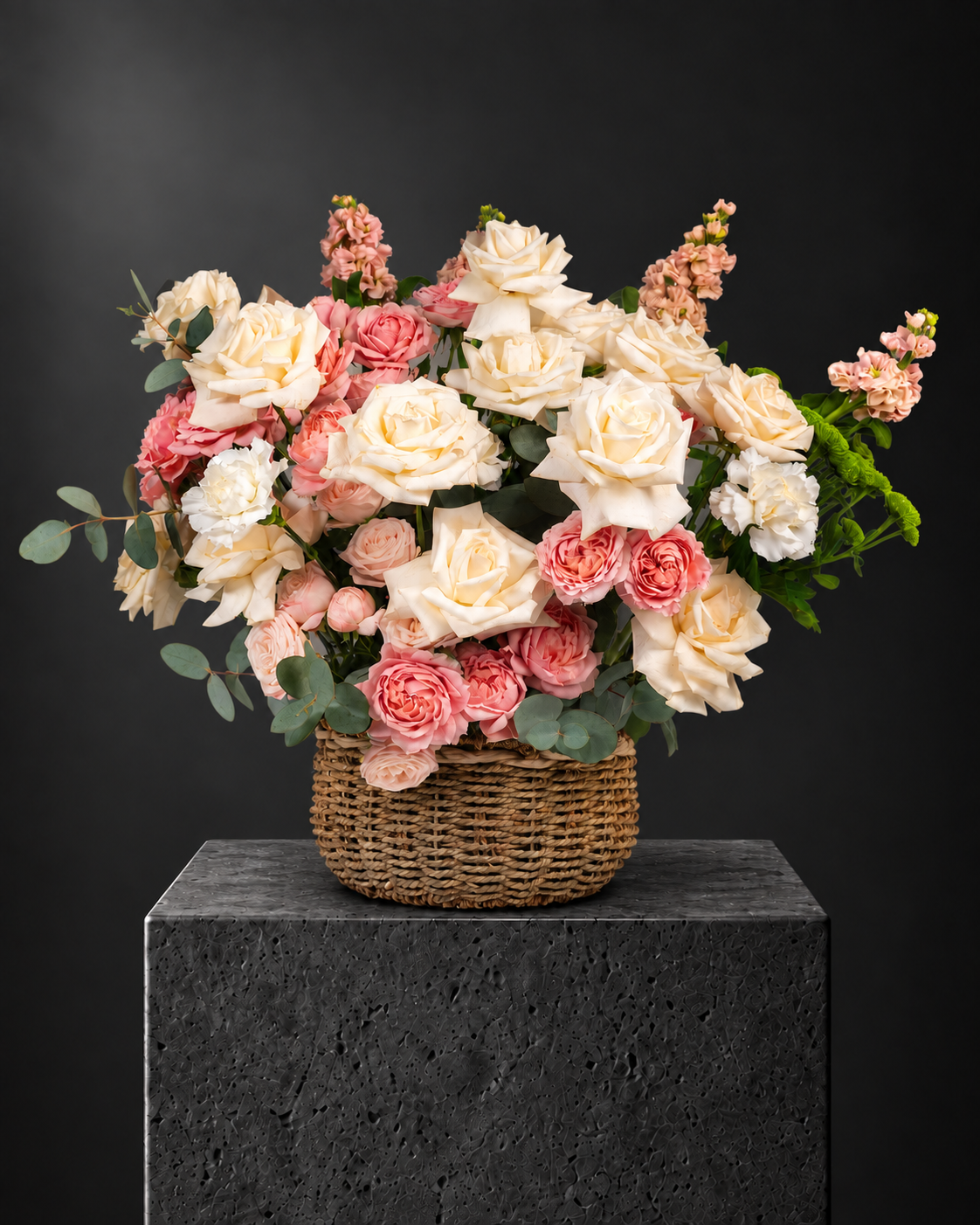 The Dawn of Blush - La Rozen Luxury Flowers Dubai