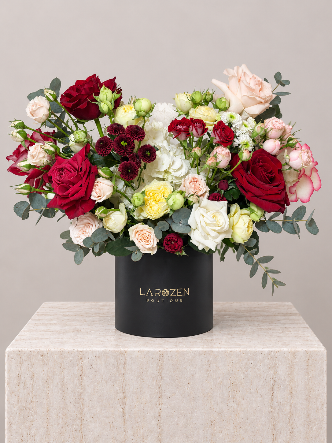 Rosy Charm Petite Hat Box