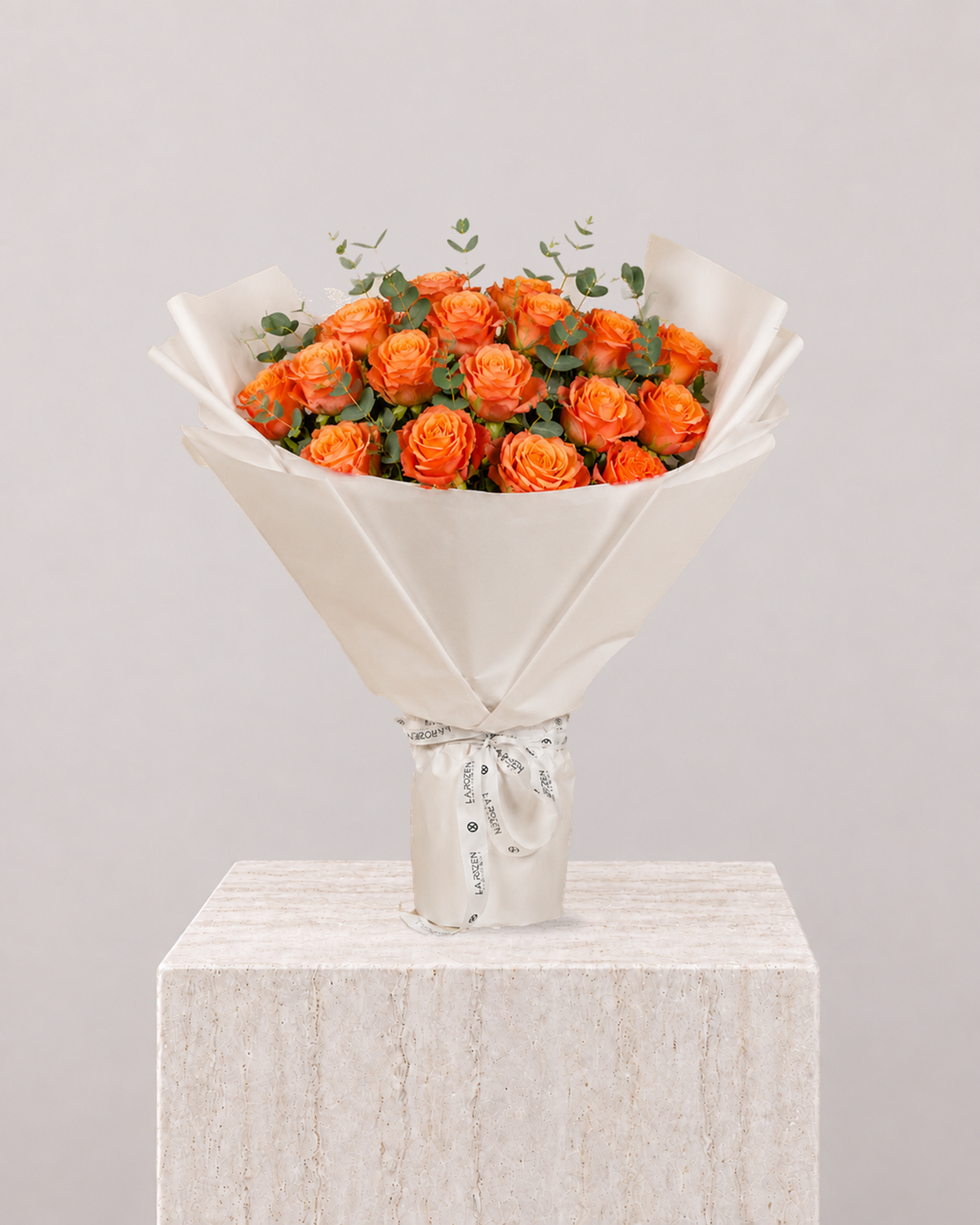 Orange Rose Bouquet | Luxury Flowers Dubai | La Rozen – La Rozen Boutique